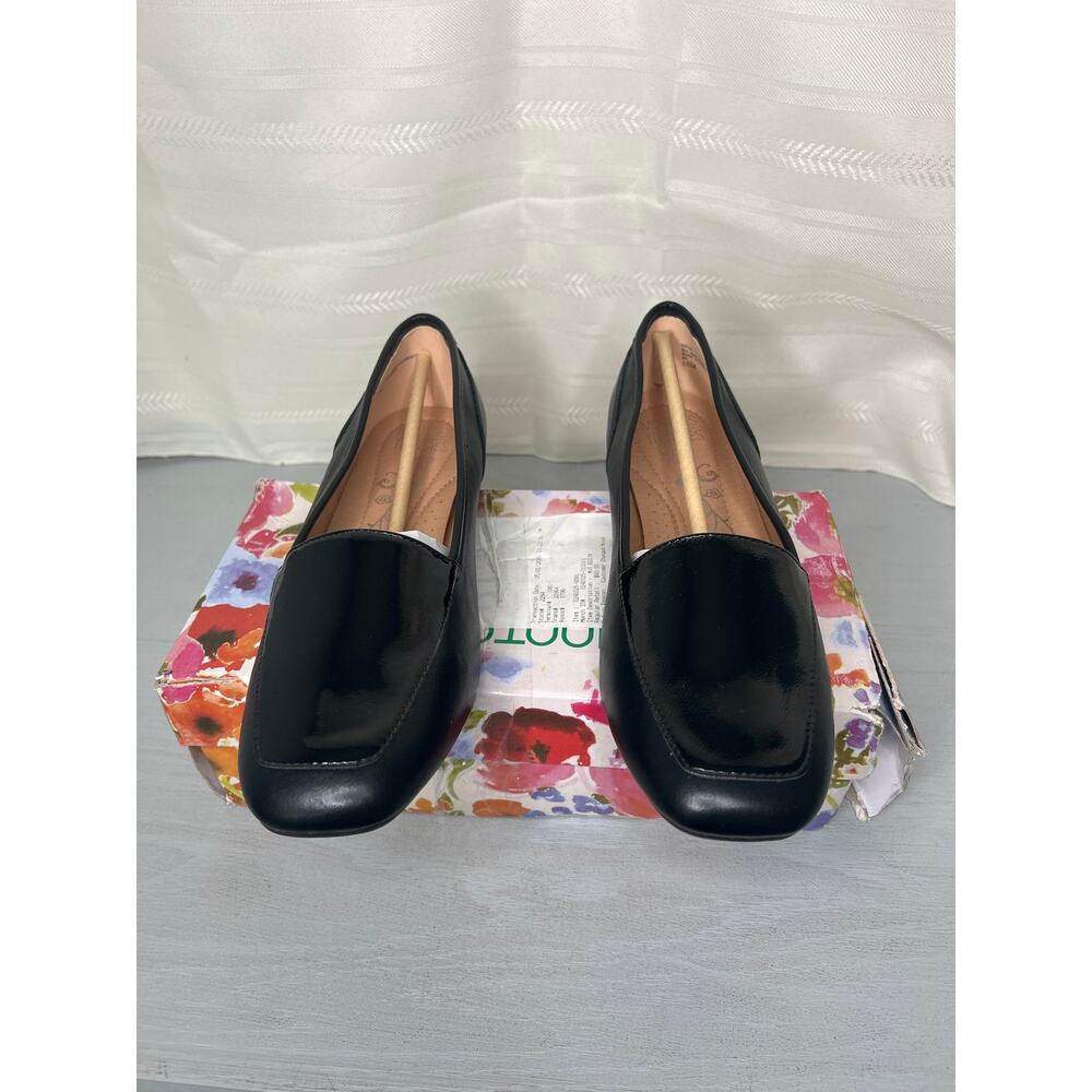 Mootsies Tootsies Edith Moc Toe Loafers Black Womens Size 10M - Picture 5 of 15